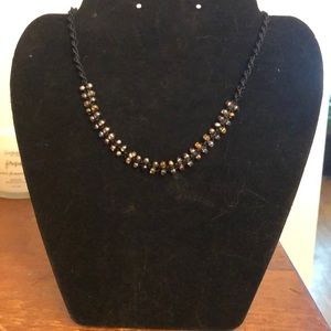 Handmade Macrame and Bead Necklace